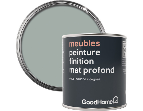 Peinture de rénovation meubles acrylique mat profond vert Tyrone 125 ml - GoodHome - Brico Dépôt