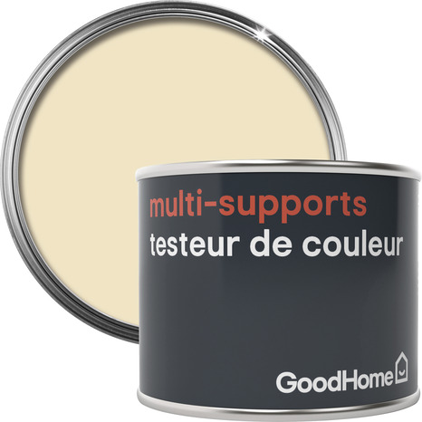 Testeur peinture haute résistance multi-supports acrylique satin blanc cassé Toronto 70 ml - GoodHome - Brico Dépôt