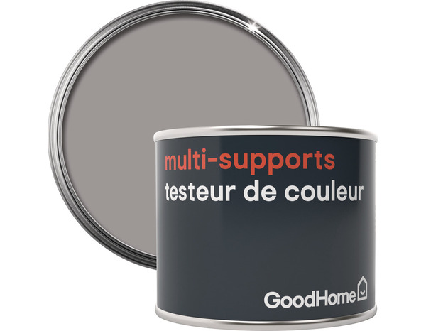 Testeur peinture haute résistance multi-supports acrylique satin gris Long Island70 ml - GoodHome - Brico Dépôt