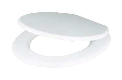 Abattant wc en bois moulé "Palmi" - Blanc - GoodHome - Brico Dépôt