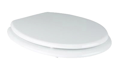 Abattant wc en bois moulé "Palmi" - Blanc - GoodHome - Brico Dépôt