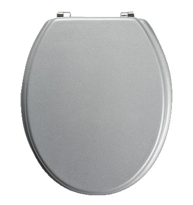 Abattant wc en bois moulé "Palmi" - Gris - GoodHome - Brico Dépôt