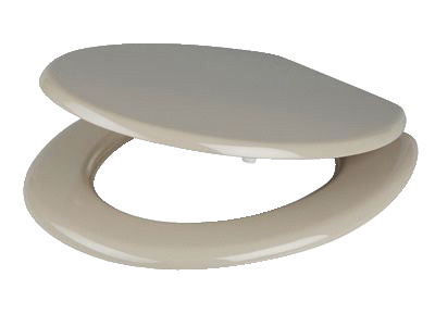 Abattant wc en bois moulé "Palmi" - Taupe - GoodHome - Brico Dépôt