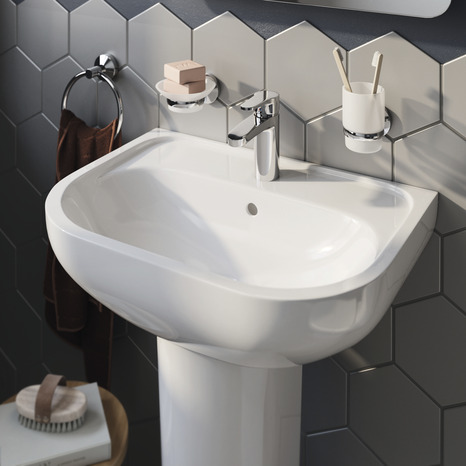 Lavabo "Cavally" L. 56 x H. 15 x P. 40 cm - GoodHome - Brico Dépôt