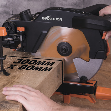 Scie à onglet radiale 255 mm 2 000 W - Evolution - Brico Dépôt