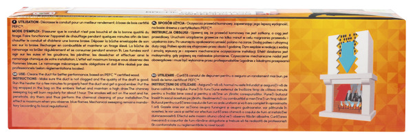 Bûche de ramonage pour tous conduits - 1 kg - Pyrofeu - Brico Dépôt