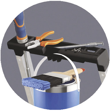 Escabeau professionnel en aluminium 5 marches - Brico Dépôt