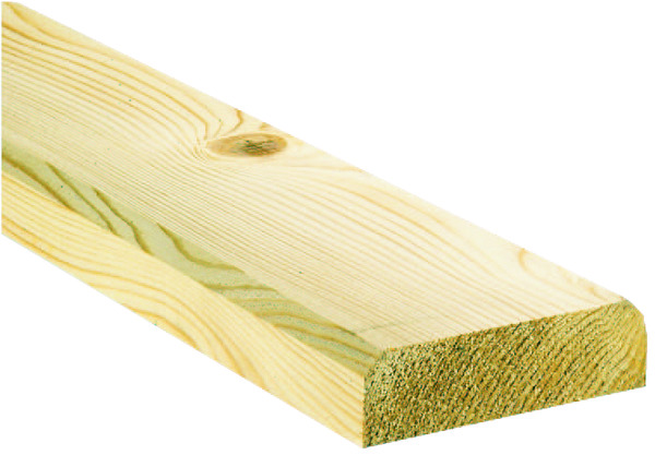 Barre à "z" en sapin du nord - L. 2,40 m - section 95 x 28 mm - Brico Dépôt