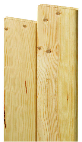 Lambris en bois de pin maritime noueux L. 2 m l. 10 cm Ép. 10 mm - Brico Dépôt
