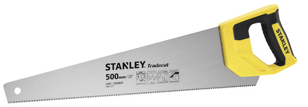 Scie à bois à Denture triple biseau - Stanley - Brico Dépôt