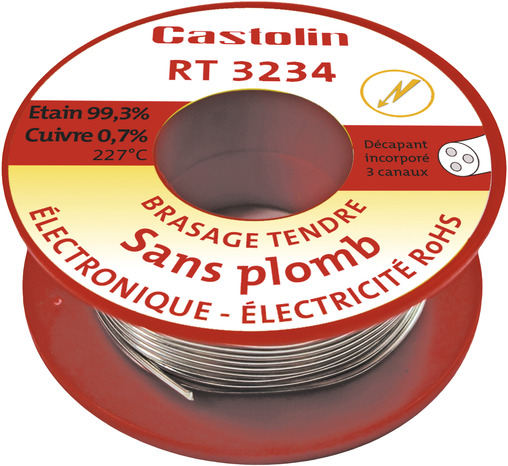 Bobine fil âme décapante - Castolin - Brico Dépôt