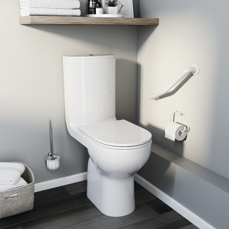 Pack WC "Cavally" surélevé - sans bride - GoodHome - Brico Dépôt