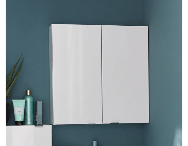 Armoire de salle de bains blanc Imandra L.60 x H.60 x P.15 cm - GoodHome - Brico Dépôt