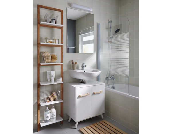 Colonne murale chêne "Nantua" - P. 20 cm - GoodHome - Brico Dépôt