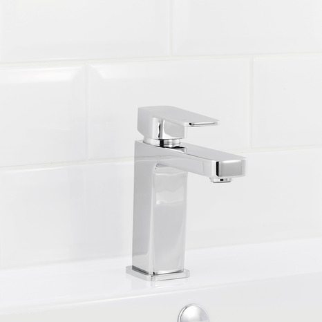 Mitigeur lavabo "Pazar" Ø. 35 mm x H. 16,6 cm - GoodHome - Brico Dépôt