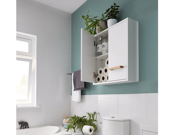 Armoire murale "Ladoga" blanche - L. 60 cm - Cooke and Lewis - Brico Dépôt