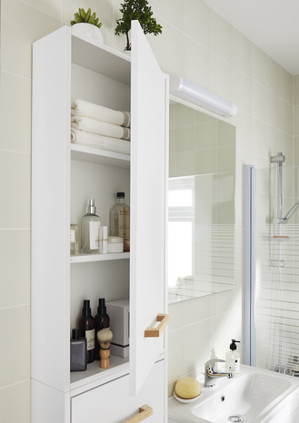 Armoire murale blanche l. 40 cm "ladoga" - Cooke and Lewis - Brico Dépôt