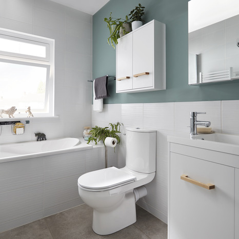 Armoire murale "Ladoga" blanche - L. 60 cm - Cooke and Lewis - Brico Dépôt