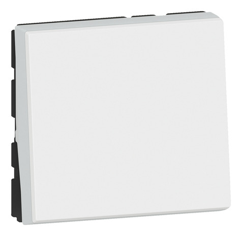 Interrupteur va-et-vient lumineux 2 modules "Mosaic" blanc - Legrand - Brico Dépôt