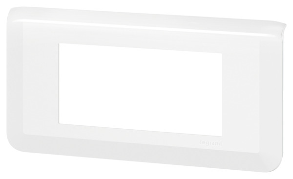 Plaque 4 modules "Mosaic" blanc - Legrand - Brico Dépôt