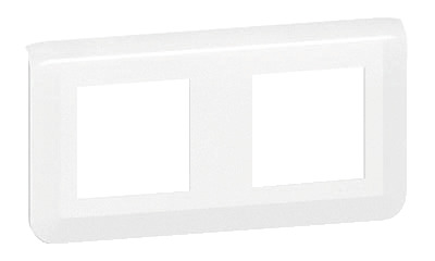 Plaque 2 x 2 modules horizontales "Mosaic" - Legrand - Brico Dépôt