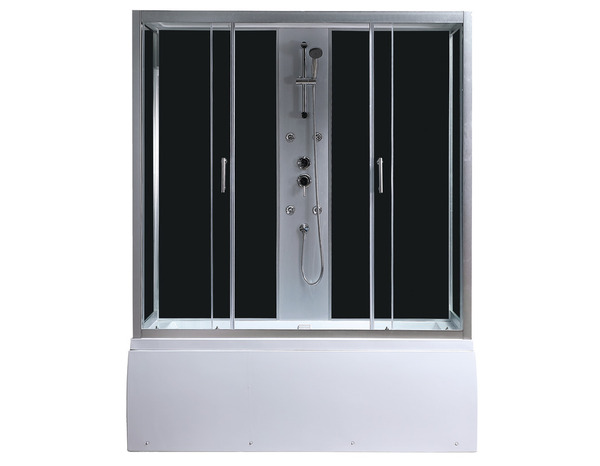 Baignoire douche hydromassante "Onega" - L. 85 x l. 170 x H. 215 cm - GoodHome - Brico Dépôt