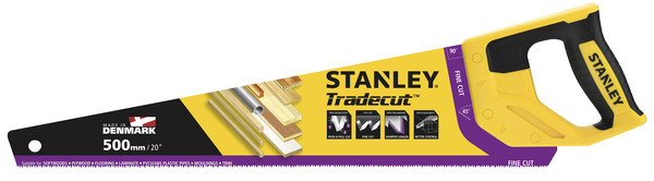 Scie à bois à Denture triple biseau - Stanley - Brico Dépôt