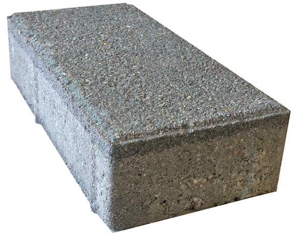 Pavé béton anthracite 20 x 10 cm x Ép. 5 cm - Brico Dépôt