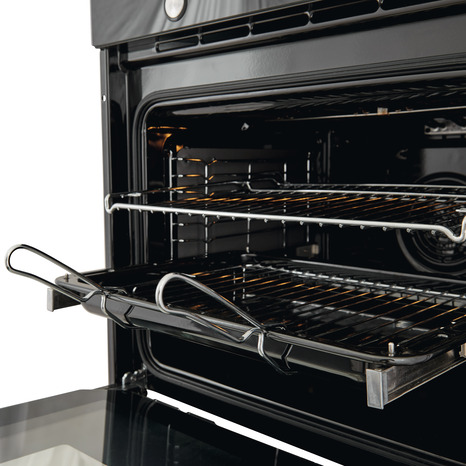 Four multifonction noir à chaleur tournante 3000 W - Cooke and Lewis - Brico Dépôt