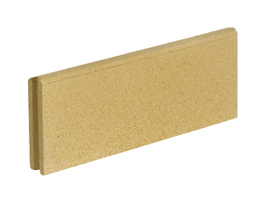 Bordurette droite - Sable - 50 x 20 cm. Ép. 5 cm - Brico Dépôt