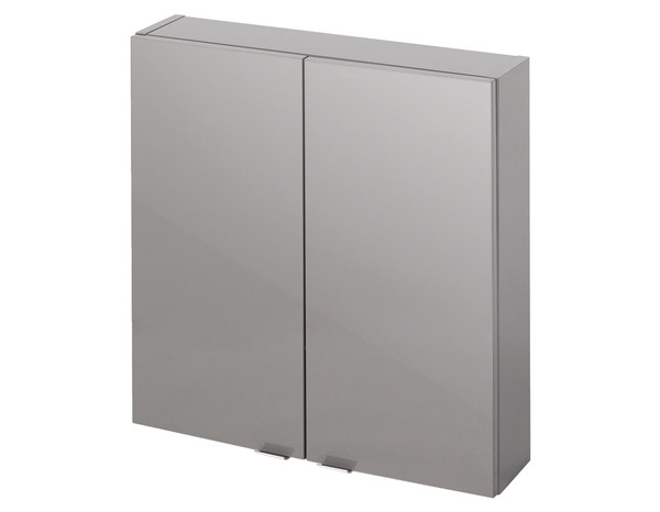 Armoire de salle de bains gris taupé Imandra L.60 x H.60 x P.15 cm - GoodHome - Brico Dépôt
