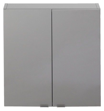 Armoire de salle de bains gris taupé Imandra L.60 x H.60 x P.15 cm - GoodHome - Brico Dépôt