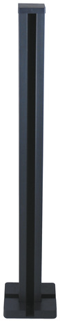 Poteau gris foncé "Neva" H. 1,83 m - Section 70 mm x 70 mm - Marque BLOOMA - Brico Dépôt