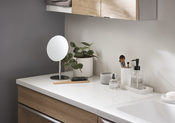Plan de toilette à poser blanc "Marloes" - 80 cm - GoodHome - Brico Dépôt