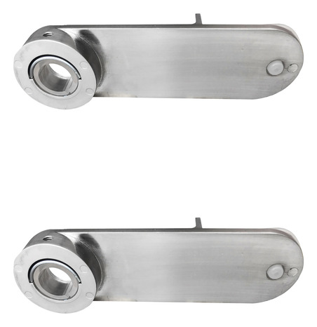 2 supports pour caisson volet "Ikaria" en nickel brossé - GoodHome - Brico Dépôt