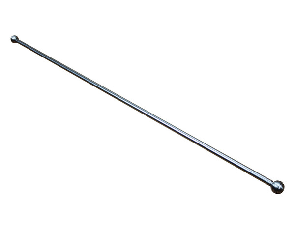 Kit barre de rideau embout boule 50/80 "Dokos" Nickel
 - GoodHome - Brico Dépôt