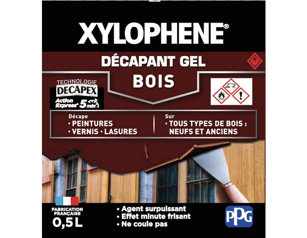Xylophène décapant gel bois 0,5L - Xylophene - Brico Dépôt