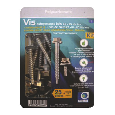 Vis 6,5x65 et vis couture 4,8x20 - Brico Dépôt