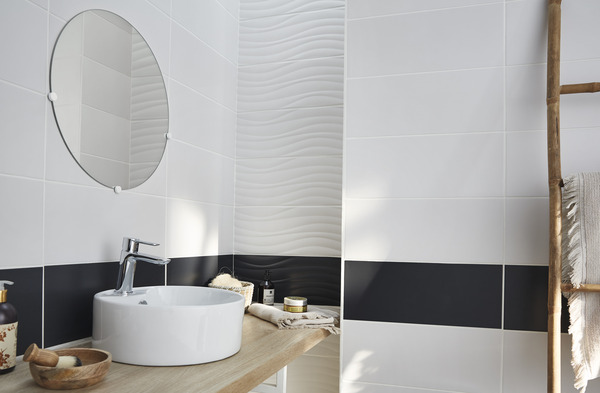 Vasque à poser en céramique "Vorma" - Blanc - GoodHome - Brico Dépôt