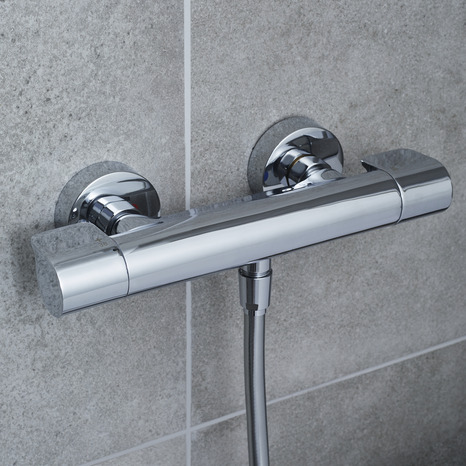 Mitigeur douche thermostatique "Cavally" - GoodHome - Brico Dépôt