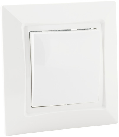 Lot 6 interrupteurs va-et-vient "DELTA ONE" blanc - Siemens - Brico Dépôt