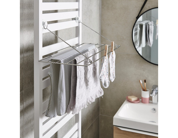 Séchoir chrome "Muromi" - GoodHome - Brico Dépôt