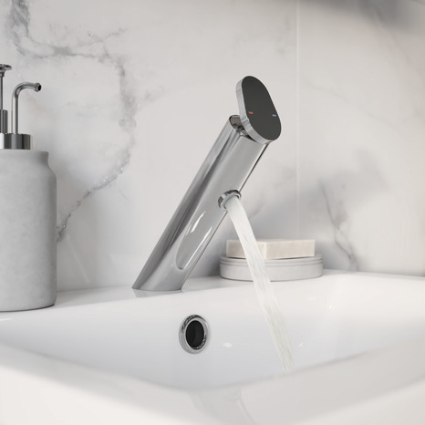 Mitigeur lavabo "Nyasa" - Chrome - GoodHome - Brico Dépôt
