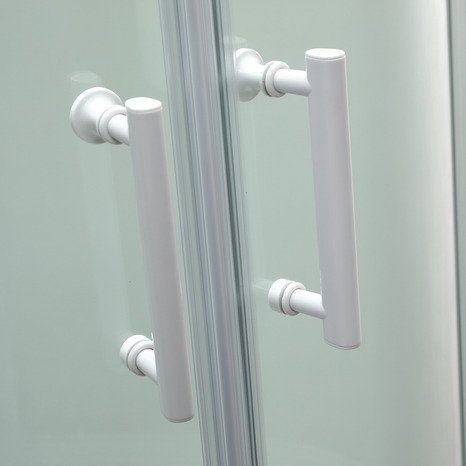 Cabine de douche hydromassante "Onega" - Blanc - L. 85 x l. 85 x H. 225 cm - GoodHome - Brico Dépôt