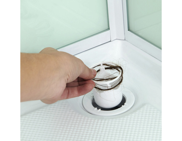 Cabine de douche "Arkell" blanc - L. 80 x l. 80 x H. 200 cm - Brico Dépôt