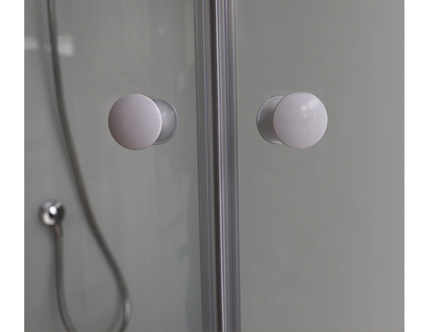 Cabine de douche "Arkell" blanc - L. 80 x l. 80 x H. 200 cm - Brico Dépôt