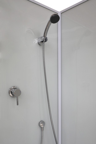 Cabine de douche "Arkell" blanc - L. 80 x l. 80 x H. 200 cm - Brico Dépôt
