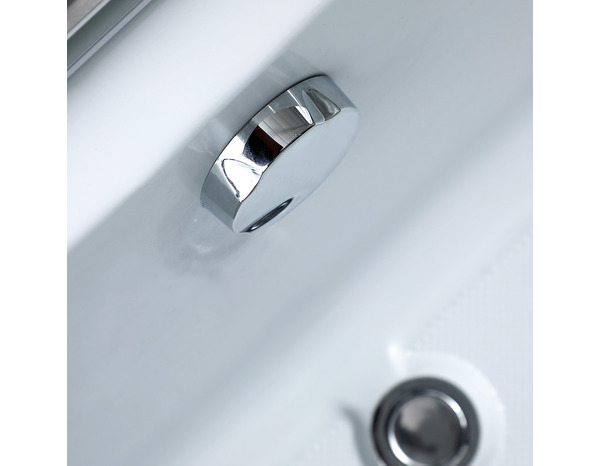 Baignoire douche hydromassante "Onega" - L. 85 x l. 170 x H. 215 cm - GoodHome - Brico Dépôt