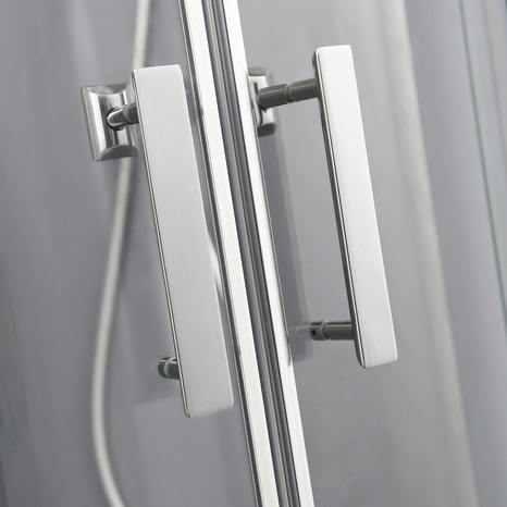 Cabine de douche hydromassante "Beloya" L. 90 x l. 90 x H. 220 cm - GoodHome - Brico Dépôt