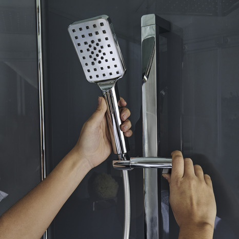 Cabine de douche hydromassante "Beloya" L. 90 x l. 90 x H. 220 cm - GoodHome - Brico Dépôt